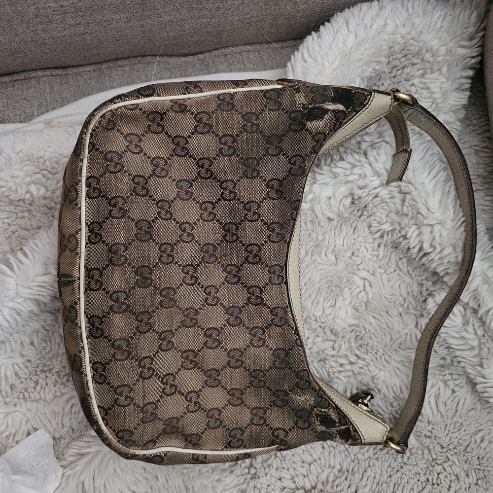 Vintage Gucci Charmy Brown Monogram Women's Small Bag